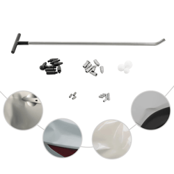 paintless dent removal tools kit with pdr rods for car dent repair
