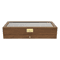 2 Tier Knife Display Case With Lock Glass Lid Knife Storage Box For Collectors 3