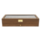 2 Tier Knife Display Case With Lock Glass Lid Knife Storage Box For Collectors 3
