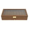 2 Tier Knife Display Case With Lock Glass Lid Knife Storage Box For Collectors 4