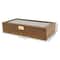 2 Tier Knife Display Case With Lock Glass Lid Knife Storage Box For Collectors 6