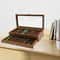 2 Tier Knife Display Case With Lock Glass Lid Knife Storage Box For Collectors 16