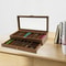 2 Tier Knife Display Case With Lock Glass Lid Knife Storage Box For Collectors 16