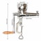 Stainless Steel Manual Wheatgrass Juicer Hand Crank Fruit Vegetable Extractor 15