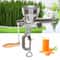 Stainless Steel Manual Wheatgrass Juicer Hand Crank Fruit Vegetable Extractor 0