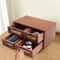4 Drawer Wooden Desk Organizer Desktop Storage Cabinet For Office And Vanity 3