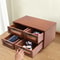4 Drawer Wooden Desk Organizer Desktop Storage Cabinet For Office And Vanity 3