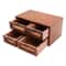 4 Drawer Wooden Desk Organizer Desktop Storage Cabinet For Office And Vanity 7