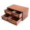 4 Drawer Wooden Desk Organizer Desktop Storage Cabinet For Office And Vanity 7