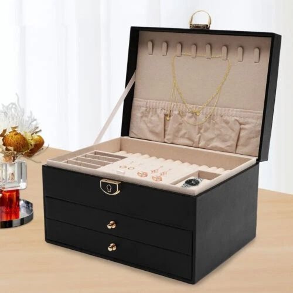 Padded Watch Box And Jewelry Organizer Display Case For Men And Women 1