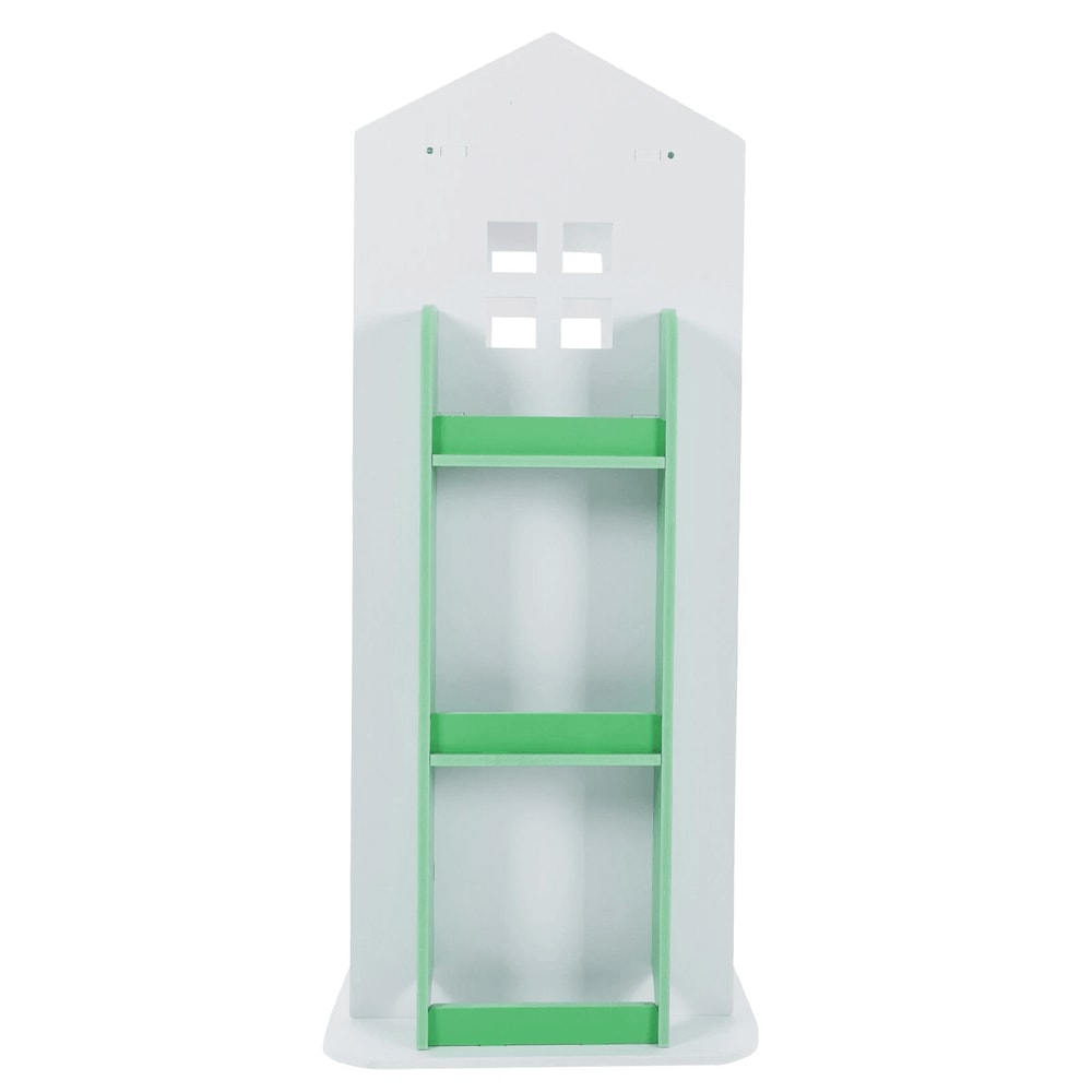 Rotating Bookshelf 4 Tier Freestanding Display Rack For Small Spaces 10