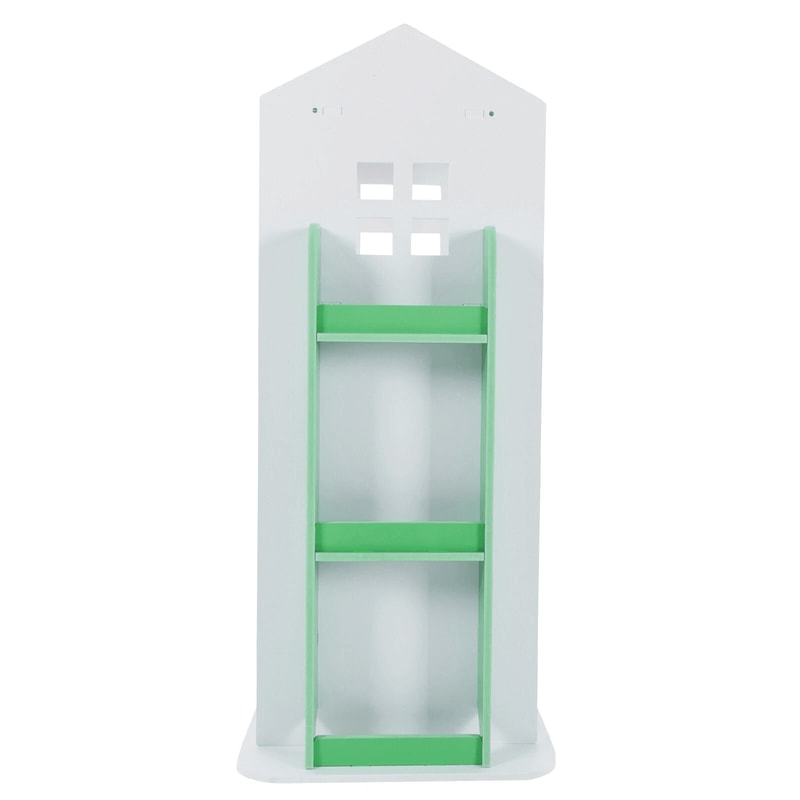 Rotating Bookshelf 4 Tier Freestanding Display Rack For Small Spaces 10