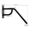Wall Mounted Handrail For Outdoor Steps Black Steel Stair Safety Rail 11