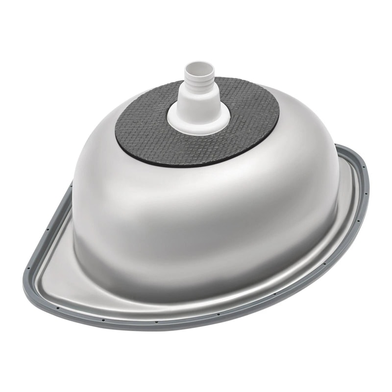 Stainless Steel Wall Mount Corner Bathroom Sink With Overflow For Small Spaces 4