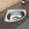 Stainless Steel Wall Mount Corner Bathroom Sink With Overflow For Small Spaces 9