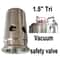 Tri Clamp Valve Stainless Steel Sanitary Vacuum Pressure Relief Safety Valve 4