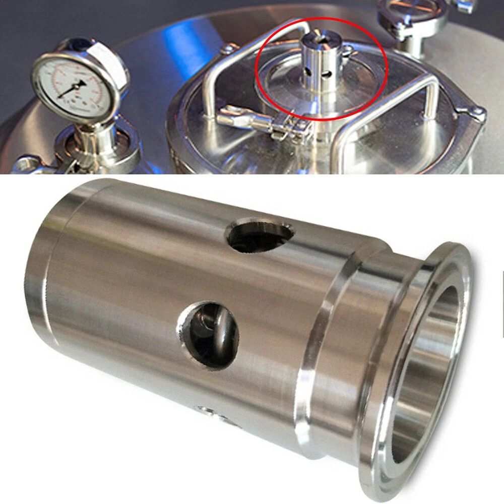 Tri Clamp Valve Stainless Steel Sanitary Vacuum Pressure Relief Safety Valve 5