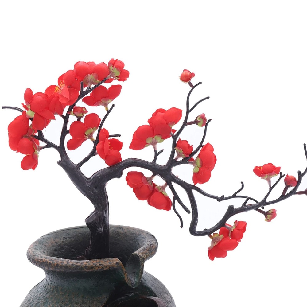Indoor Water Fountain Flower Vase Tabletop Fountain For Feng Shui Decor 7