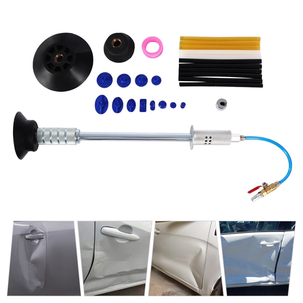 Pneumatic Dent Puller With Suction Cup And Slide Hammer For Auto Body Repair 2