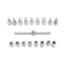 Oil Drain Plug Socket Set With Drive Hex Square Key Removal Tools 2