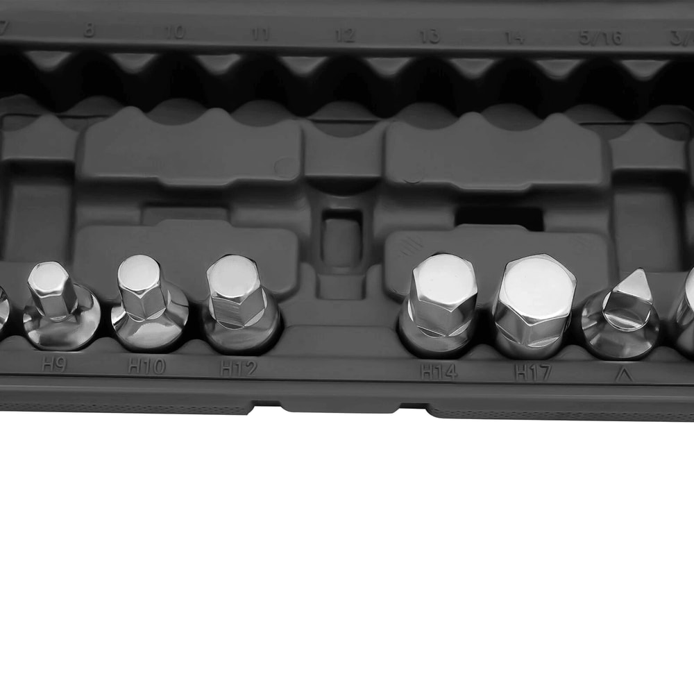 Oil Drain Plug Socket Set With Drive Hex Square Key Removal Tools 7