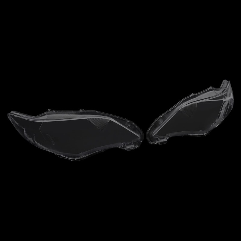 Toyota Corolla Headlight Lens Cover Pair Clear Left Right Replacement 4
