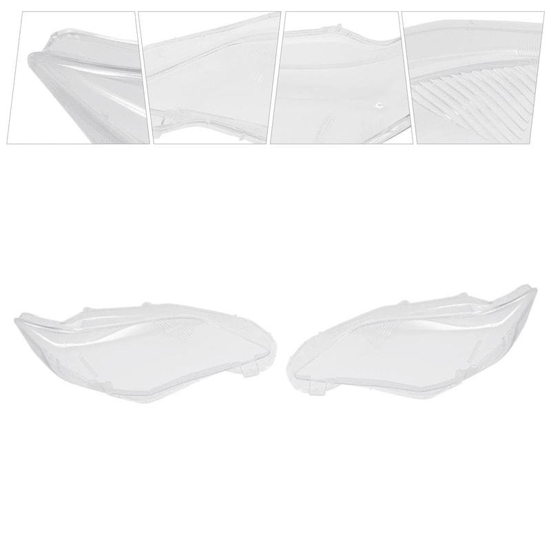 Toyota Corolla Headlight Lens Cover Pair Clear Left Right Replacement 9