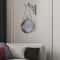 Vintage Double Sided Wall Clock Metal European Hanging Clock For Home Decor 12