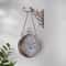 Vintage Double Sided Wall Clock Metal European Hanging Clock For Home Decor 0