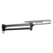 Adjustable Pull Out Closet Rod Black Wardrobe Clothes Hanger Rail 10
