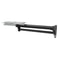 Adjustable Pull Out Closet Rod Black Wardrobe Clothes Hanger Rail 11