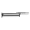Adjustable Pull Out Closet Rod Black Wardrobe Clothes Hanger Rail 12