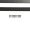 Adjustable Pull Out Closet Rod Black Wardrobe Clothes Hanger Rail 7