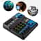 Channel Bluetooth Audio Mixer USB DJ Sound Console For Live Streaming And Studio Recording 1
