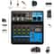 Channel Bluetooth Audio Mixer USB DJ Sound Console For Live Streaming And Studio Recording 5