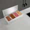 4 Slot Stainless Steel Condiment Organizer For Countertop Sauce And Spice Storage 8