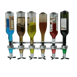 bottle liquor dispenser wall mounted shot pourer for home bar