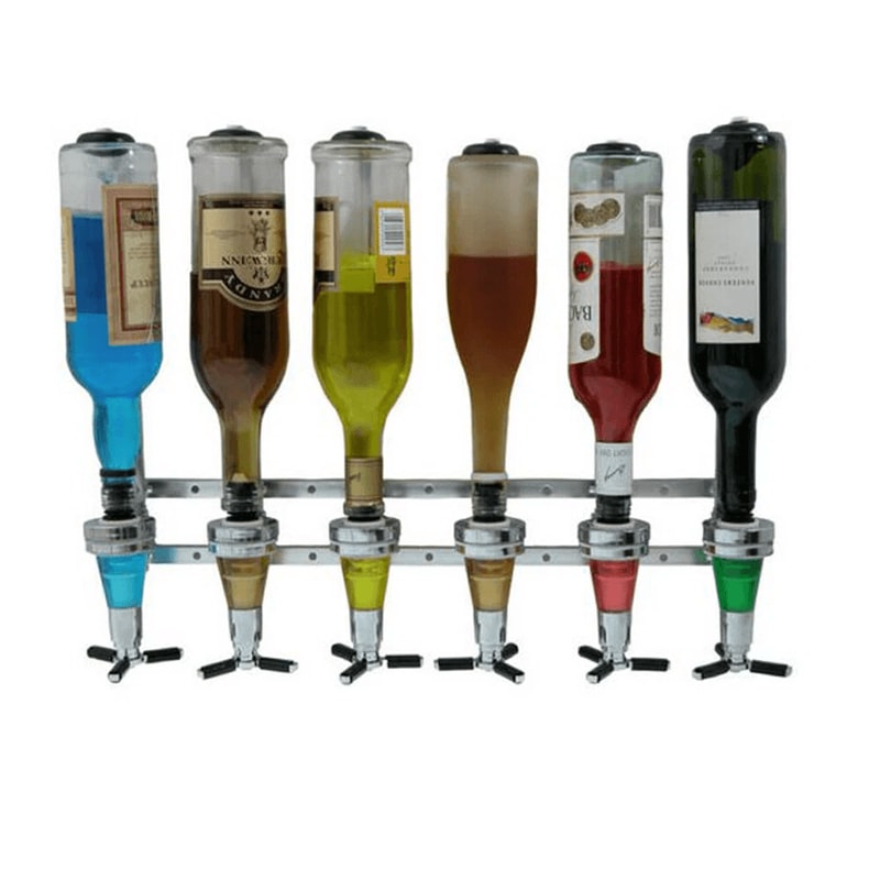 Bottle Liquor Dispenser Wall Mounted Shot Pourer For Home Bar 0