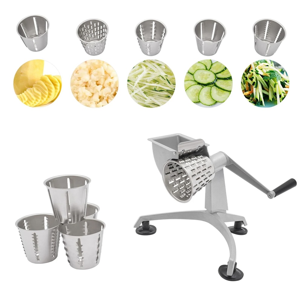 Manual Vegetable Cutter And Cheese Grater Tabletop Slicer Tool 4