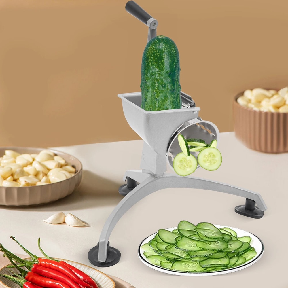 Manual Vegetable Cutter And Cheese Grater Tabletop Slicer Tool 5
