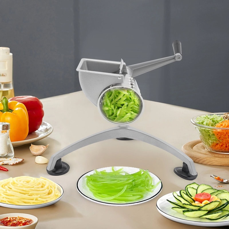 Manual Vegetable Cutter And Cheese Grater Tabletop Slicer Tool 7