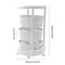 3 Tier Rotating Kitchen Storage Cart For Fruit And Vegetables 11