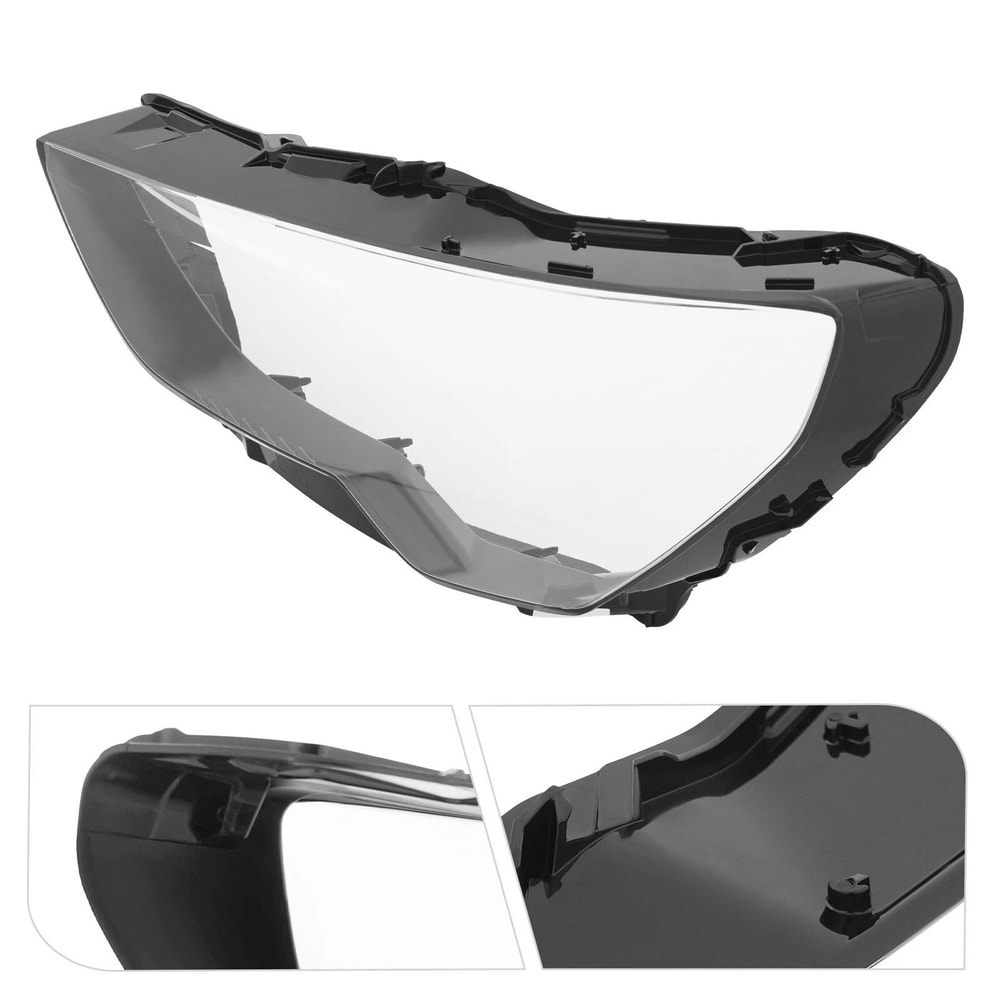 Left Audi Q3 Headlight Lens Cover For Front Driver Side Replacement 17