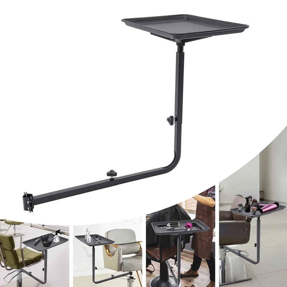 Adjustable Salon Tray For Barber Chair 360 Rotating Chair Mounted Tool Organizer 7