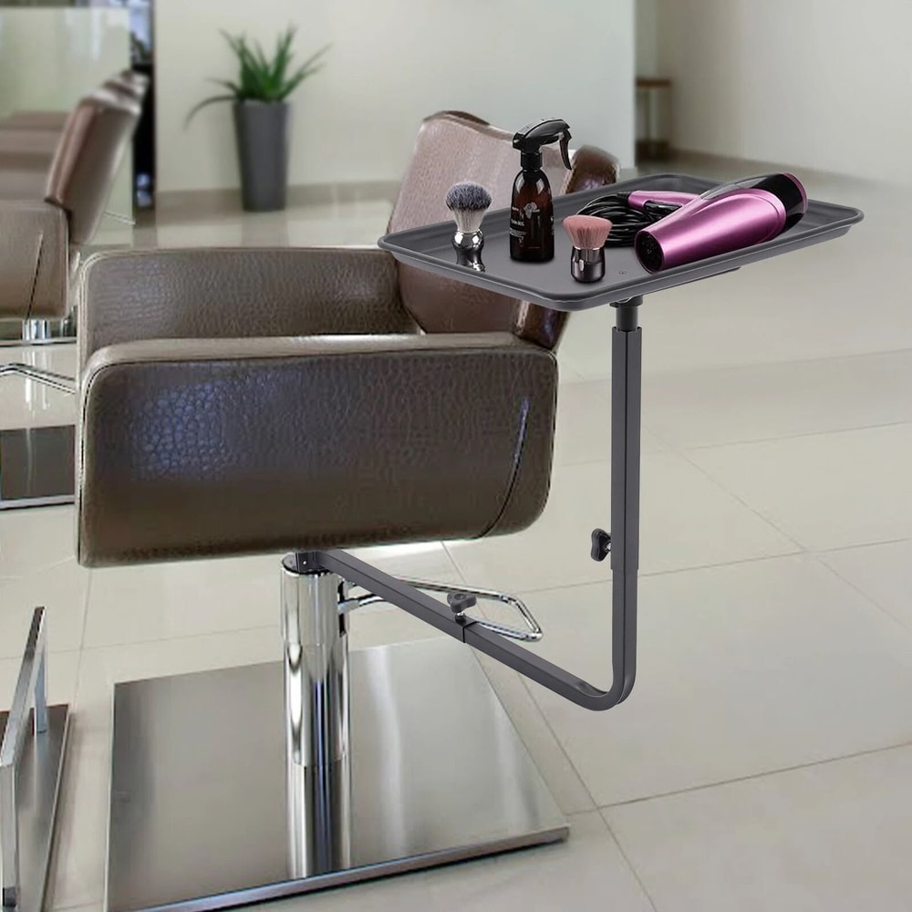 Adjustable Salon Tray For Barber Chair 360 Rotating Chair Mounted Tool Organizer 8