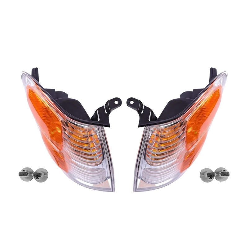Toyota Sequoia Headlights Halogen Turn Signal Assembly Pair 14