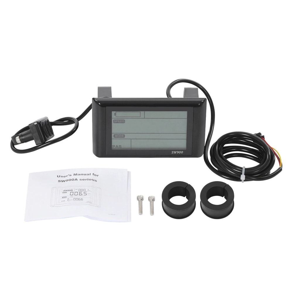 E Bike LCD Display Screen Electric Bike Speedometer Meter 18