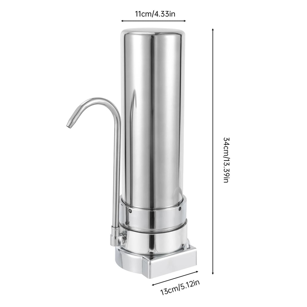 Stainless Steel Countertop Water Filter System For Clean Kitchen Drinking Water 9