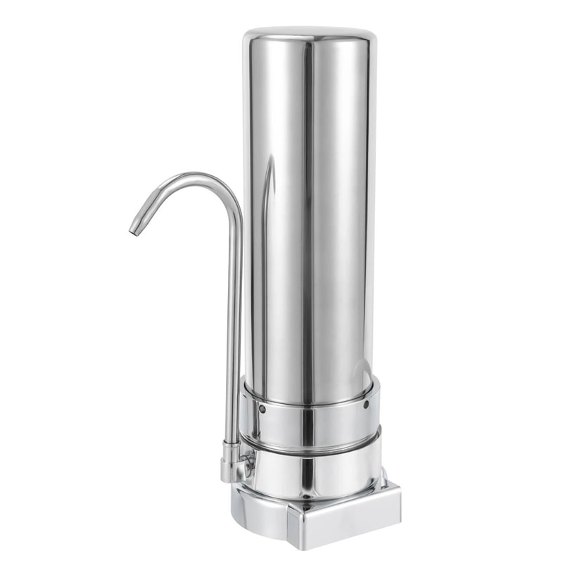 Stainless Steel Countertop Water Filter System For Clean Kitchen Drinking Water 2