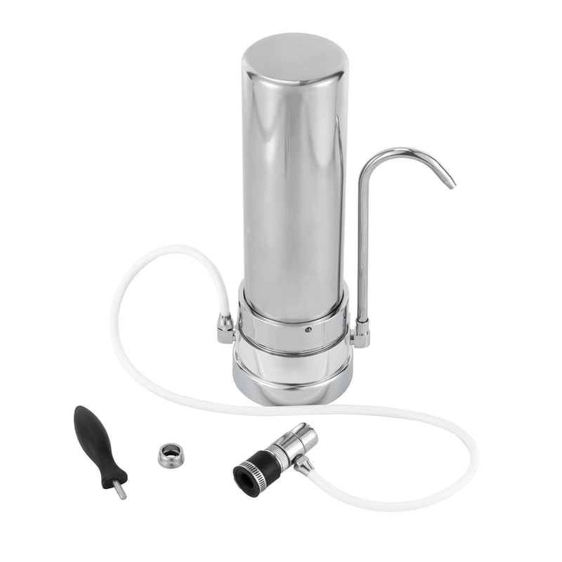 Stainless Steel Countertop Water Filter System For Clean Kitchen Drinking Water 7